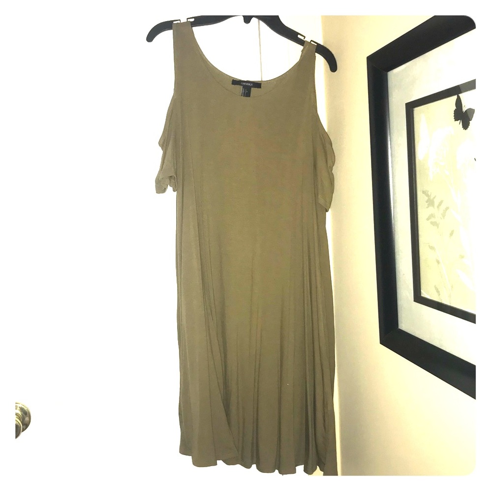 Cold shoulder dress
